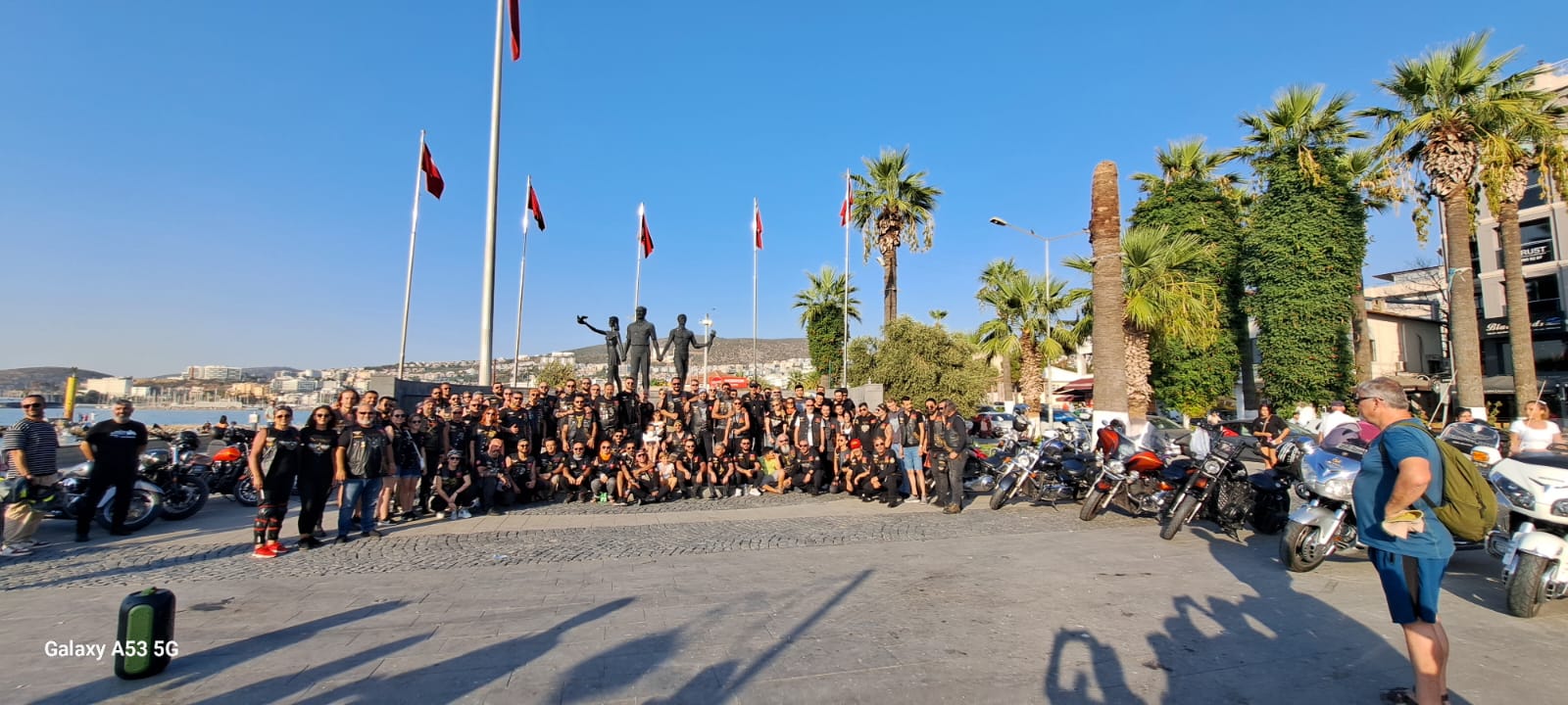 Kuşadası'nda SMA'lı Çağla için Harley Davranışı!