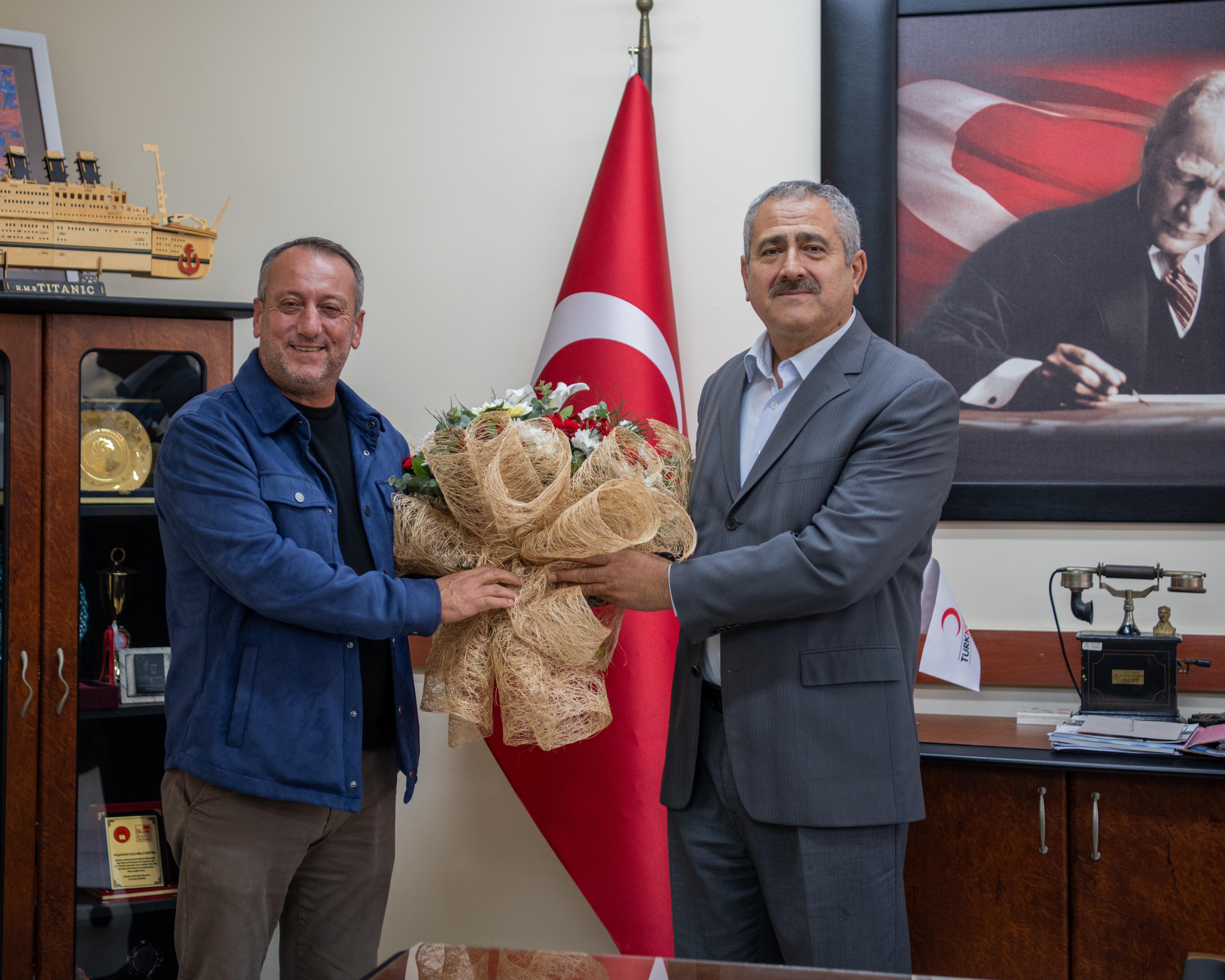 İlçe Milli Eğitim Müdürü Ataman’dan Başkan Ömer Günel’e teşekkür