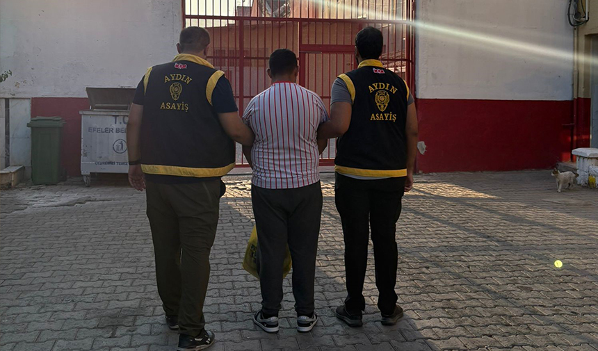 Aydın'da 47 yıl hapis cezası ile aranan firari yakalandı