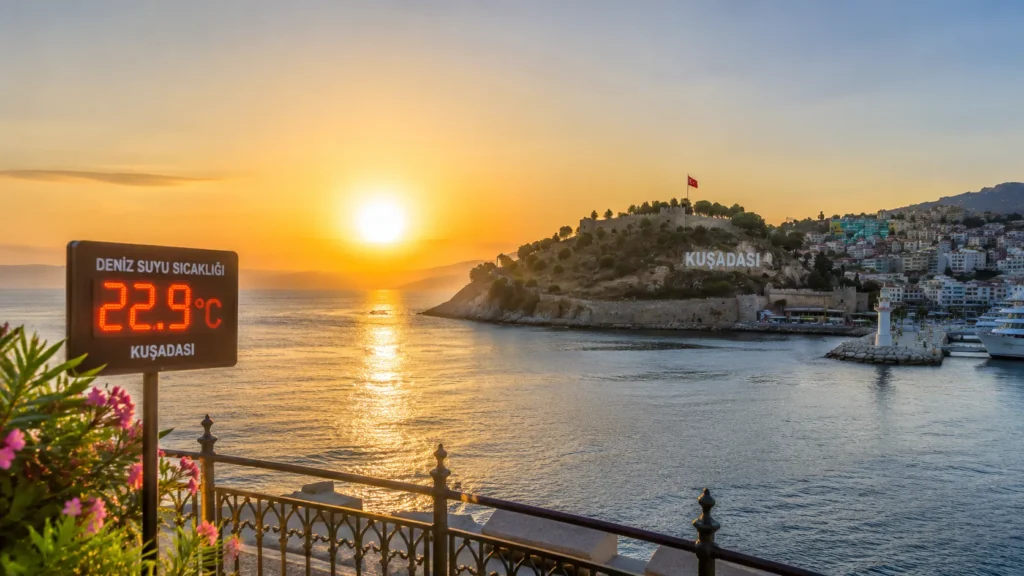 Kuşadası Deniz Suyu Sıcaklığı Bugün Ne Kadar?